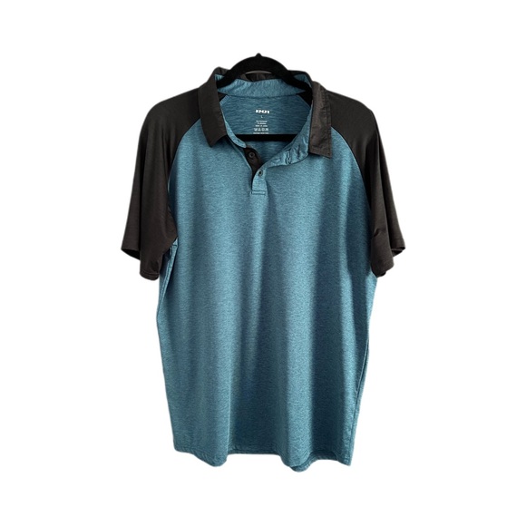 2 Golf athletic polo shirts, Large. Collared, short sleeves. KNQR, George. EUC - Picture 3 of 11